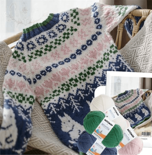 Garnpakke Mummi Eventyrgenser Rosa