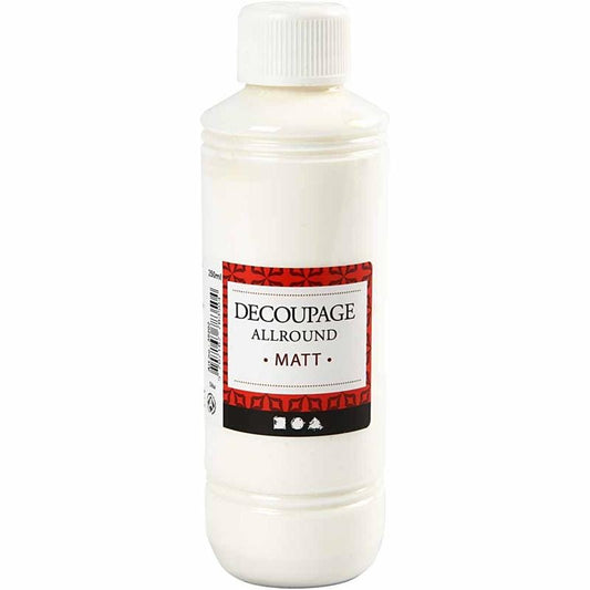 Decoupagelakk Matt 250 ml