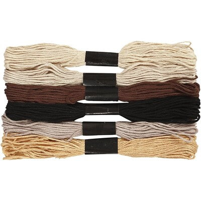 Broderigarn 6 bunter