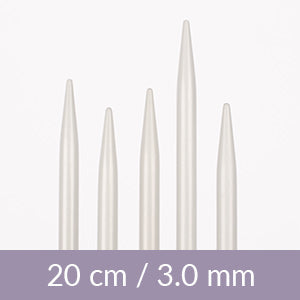 Strikkepinner Drops Basic 20 cm Aluminium