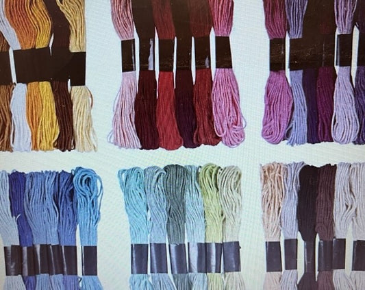 Broderigarn 6 bunter