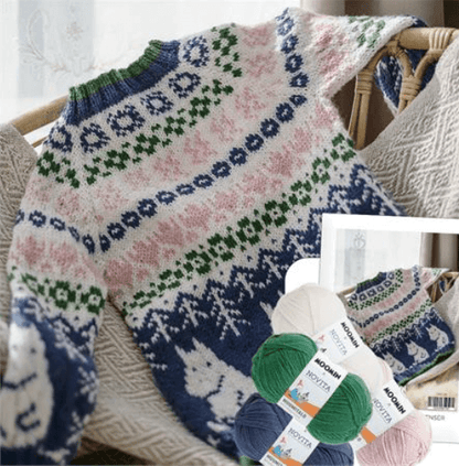 Garnpakke Mummi Eventyrgenser Rosa