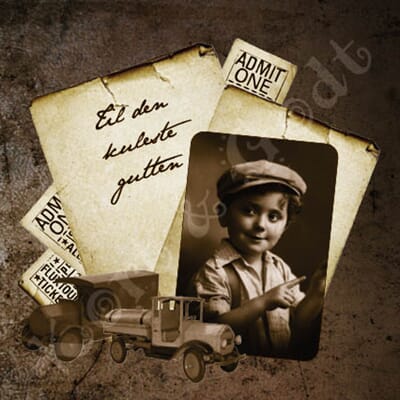 Kort Vintage Gutt